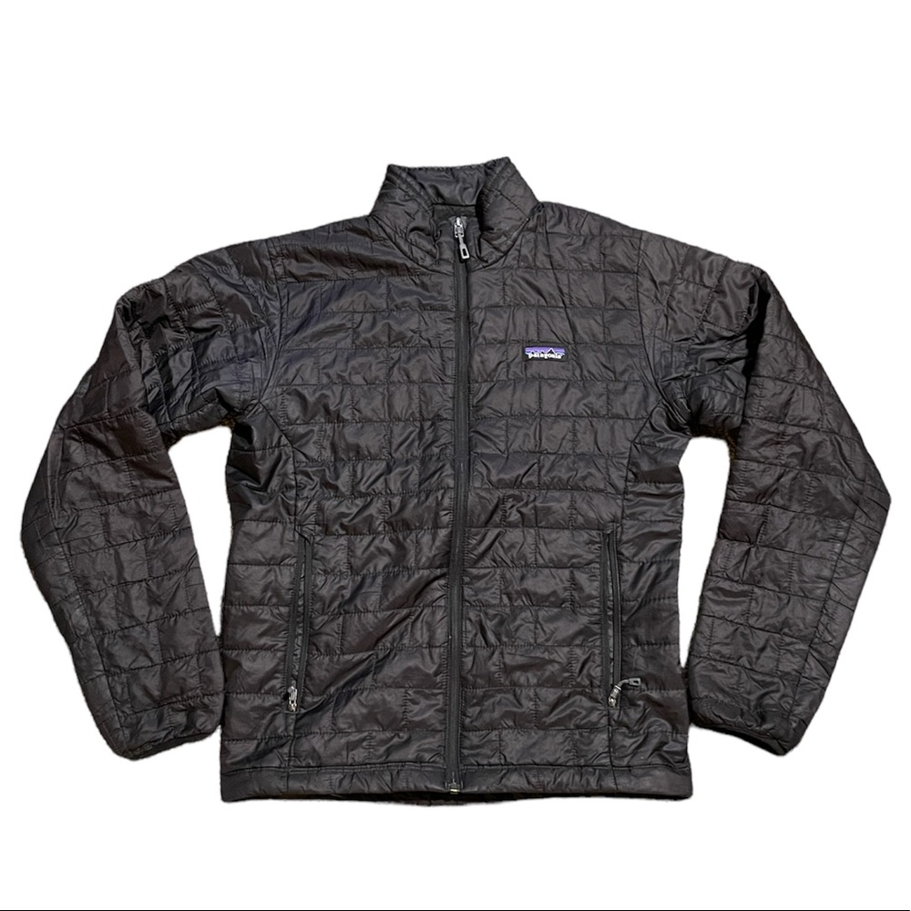 Men’s Patagonia Black Quilted Puffer Jacket Size S